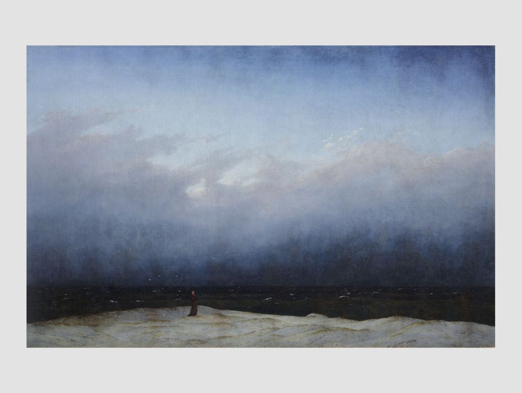 Caspar David Friedrich, Mönch am Meer, 1808-1810, Öl auf Leinwand, 110 x 171,5 cm