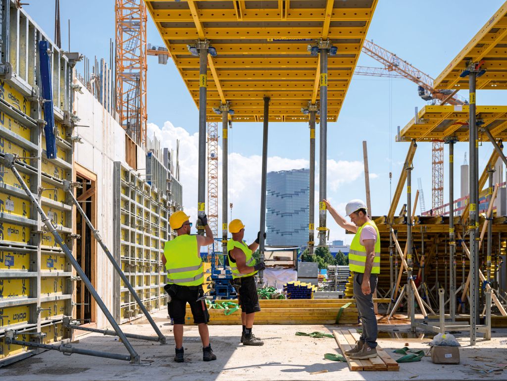 Züblin Baustelle am Ostbahnhof