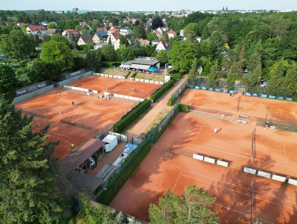 Tennisplätze des SV Reinickendorf von oben