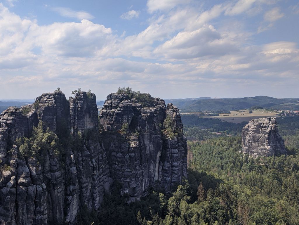 Blick vom Malerweg