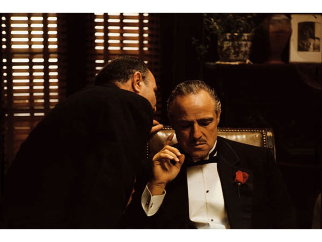 The Whisper; Marlon Brando in »The Godfather« New York, 1971