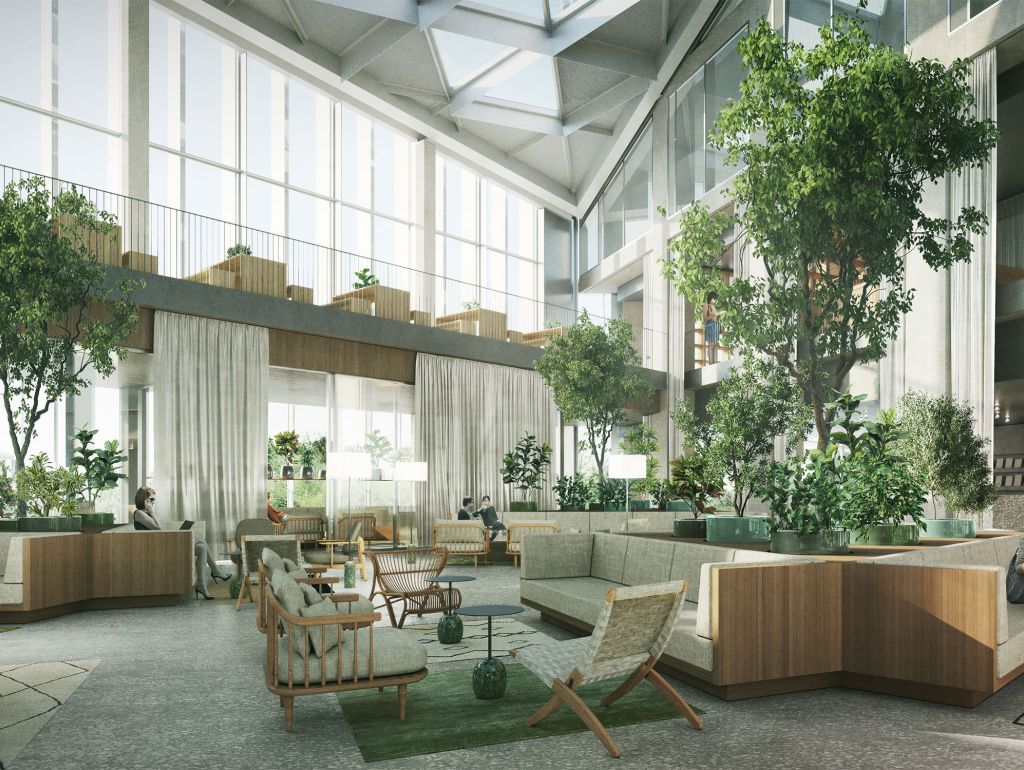 Estrel Tower Visualisierung - Lobby